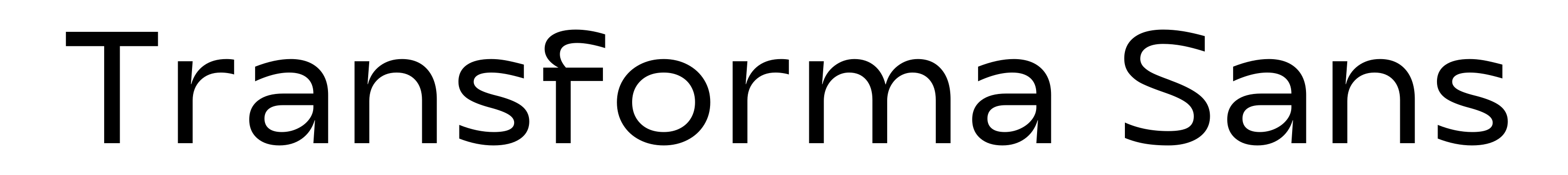 Transforma Sans